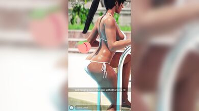 Watch this hot 4k Ultra HD poolside fuck scene featuring Yeezy, where they both enjoy the water and each other in a wild sexual encounter
