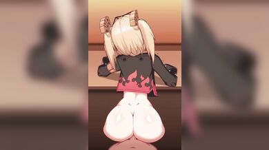 Youre being too modest, Burnice Its time to show off your ass with Kuroyara from behind