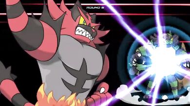 Rainbow Fire: Incineroars Ultimate Smashdown on Lucario in MUGEN #19