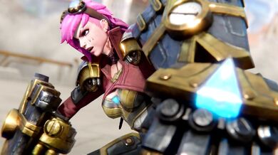 This hentai video features Vi and Caitlyn engaging in hot lesbian action