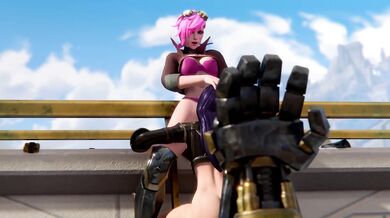 This hentai video features Vi and Caitlyn engaging in hot lesbian action