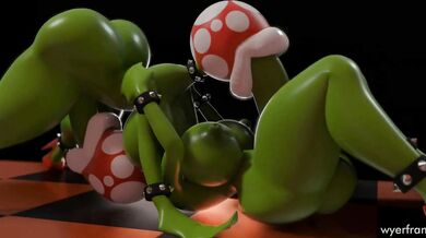 Double Deepthroat with Anal [Wyerframez]