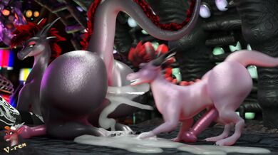 The Mating of the Dragons (Reverse Velociraptor Sex in 4K Ultra HD)