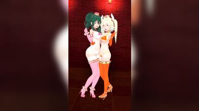 Getting it on in the library with Deku & Bakugou, your personal porn stars!