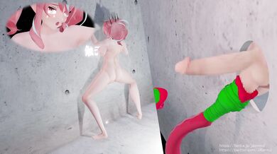 Watch as Jax, a sexy MMD model, takes on the challenge of being a futa and using her glorious glory hole to satisfy all your wildest fantasies!