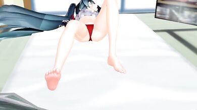 The beautiful Miku and the ugly beast