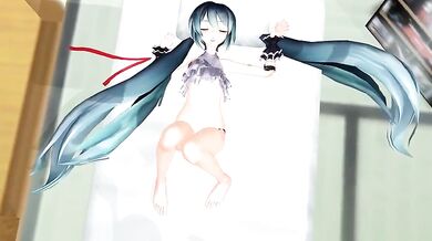 The beautiful Miku and the ugly beast