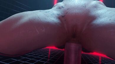 Lara Crofts anal machine - Gifdoozer