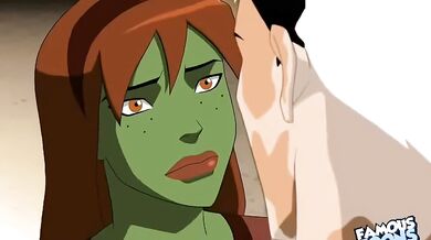 Miss Martian and Superboy go wild in their first sexual encounter, and it turns out to be a truly young justice