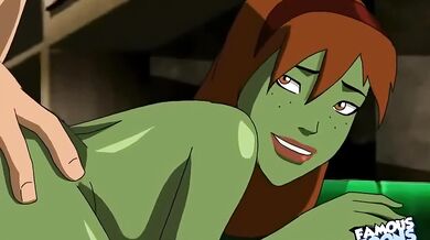 Miss Martian and Superboy go wild in their first sexual encounter, and it turns out to be a truly young justice