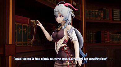 Ganyu, the hot teacher with a cursed mind, will take you on a ride through her twisted fantasies in this toon porn video