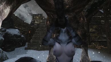 Dragonborn with a Tail: A Khajiit Teenager Blows Two Huge Cocks - Horse and Husky