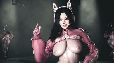 Watch as this gamer girl milf gets pounded by a pack of horny nerds in her newest adult game release!