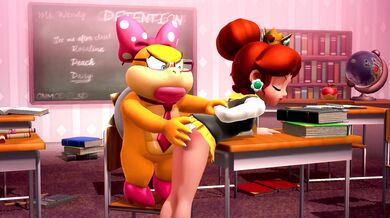 Watch the spicy daisy schoolgirl getting her ass spanked and losing her panties in this hentai porn video