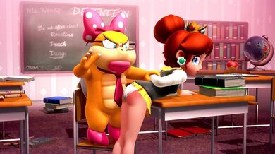 Watch the spicy daisy schoolgirl getting her ass spanked and losing her panties in this hentai porn video