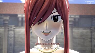 Erza y Scarlet entrenan a dos reclutas al tiempo que se van a la cama en una sorprendente locación La historia es subida en español