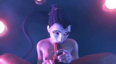 Mortal Kombat XXX: Widowmaker Blows 3 Dicks 1 Fist, Starring Darrella