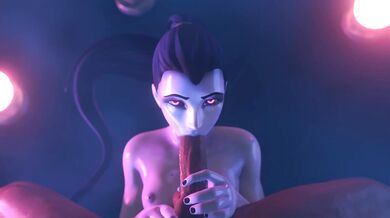 Mortal Kombat XXX: Widowmaker Blows 3 Dicks 1 Fist, Starring Darrella