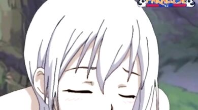 Ryuu Natsume and Lisanna having steamy outdoor sex in the forest