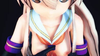 Shimakaze - AUTOBAS (Halloween Ver) [MMD R18] DreamHeart