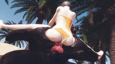 I wish I was a werewolf so I could fuck Tracey like Rekin3D does in his new hentai porn video!