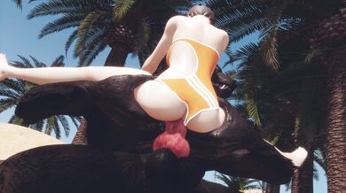 I wish I was a werewolf so I could fuck Tracey like Rekin3D does in his new hentai porn video!