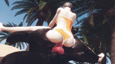 I wish I was a werewolf so I could fuck Tracey like Rekin3D does in his new hentai porn video!