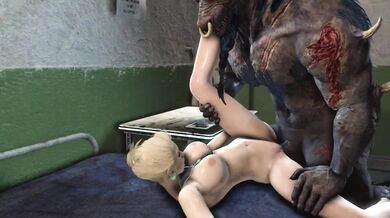 The Mythical Beast Takes Scarlets Virgin Ass: A Minotaur XXX Parody