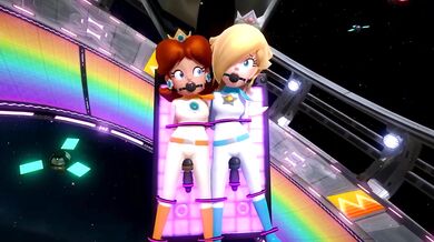 Hentai Threesome on Rainbow Road