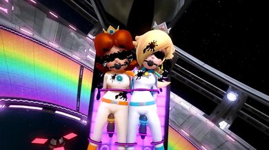Hentai Threesome on Rainbow Road