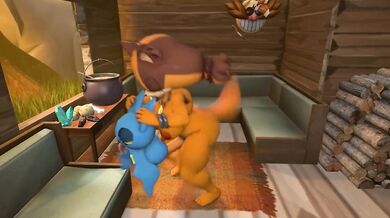 Massive sticks banging on the adorable Adorabat, with her moans echoing in the room!