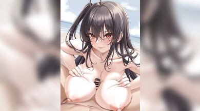 The Mighty Admiral receives a titillating blowjob from her loyal subordinate during a heated naval battle