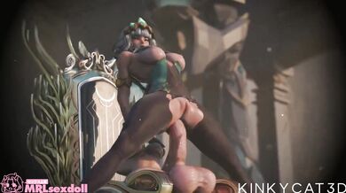 Anal Queen Qiyana Takes Her Ass for a Ride
