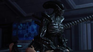 Alien Babe on a Cowgirl Riding 4K Ultra HD with Alice Crying