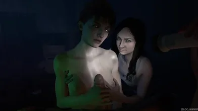 Watch Mia Winters and Zoe Bakers intense handjob scene from Resident Evil 7