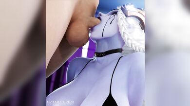 Hunting the Fallen Widow: A Throat Fucked by a Deadly Assassin