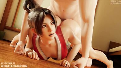 The Naked Game of Hide and Seek with Mai, on the Floor!