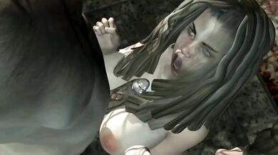 Balcony titfucking on the next level