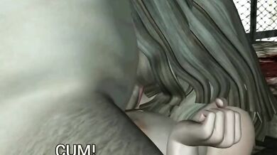 Balcony titfucking on the next level