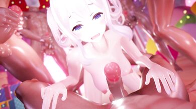 Sexy teachers at a school with 2 students having fun and pleasure