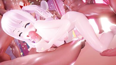 Sexy teachers at a school with 2 students having fun and pleasure