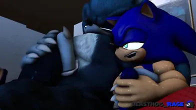 The Adventures of Sonic and Werehog - A Hentai Masturbation Journey
