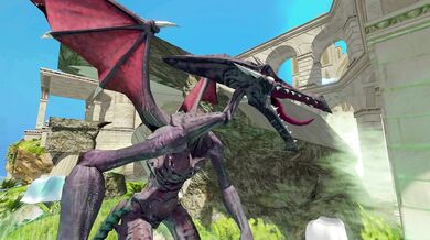 Zelda takes on Ridley in a hot and steamy battle for dominance that ends with both of them completely satisfied