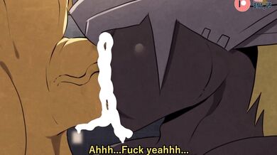 This is a hentai PORN video featuring BlackWarGreymon and Wargreymon