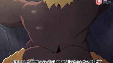 This is a hentai PORN video featuring BlackWarGreymon and Wargreymon