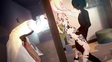 "The Sexy Assistant Hakari Atsuko's First Anal Adventure"