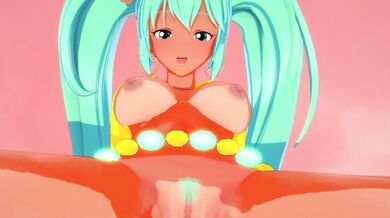 "Busty and Beautiful: Magical Mystic Miku Animation with a Taste of Brazil (Featuring VA-carious)"