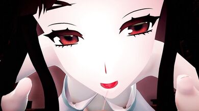 "Stripping for the Yandere Black-Haired Girl in Camisole Version"