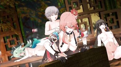 "Hentai Honey and Her Sexy Black Stockings"