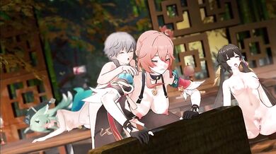 "Hentai Honey and Her Sexy Black Stockings"